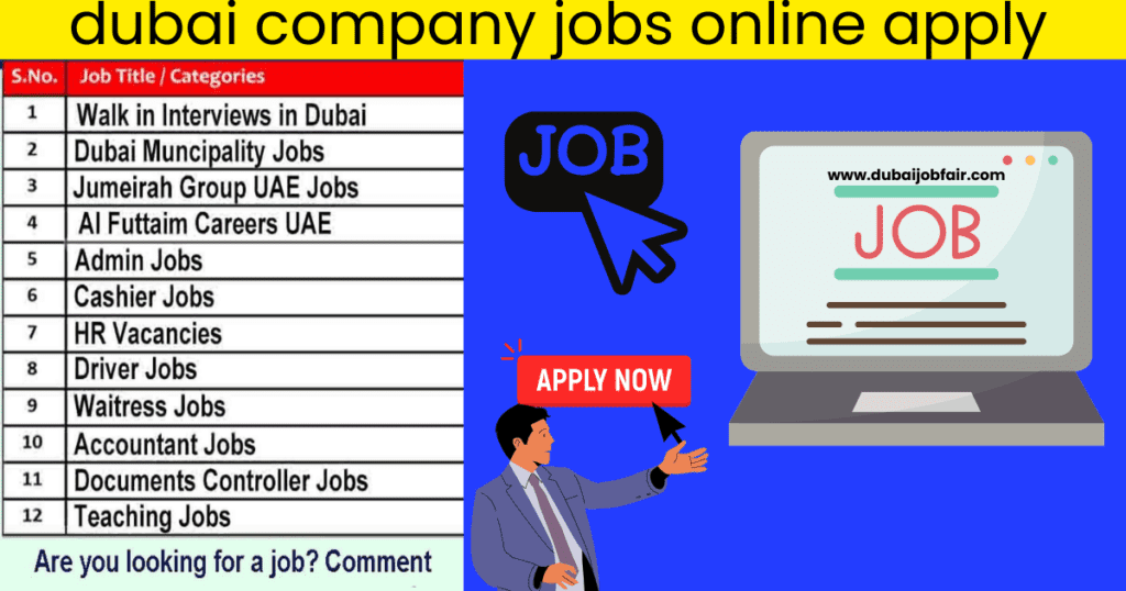 Exploring Online Job Opportunities in Dubai: A Gateway to Success